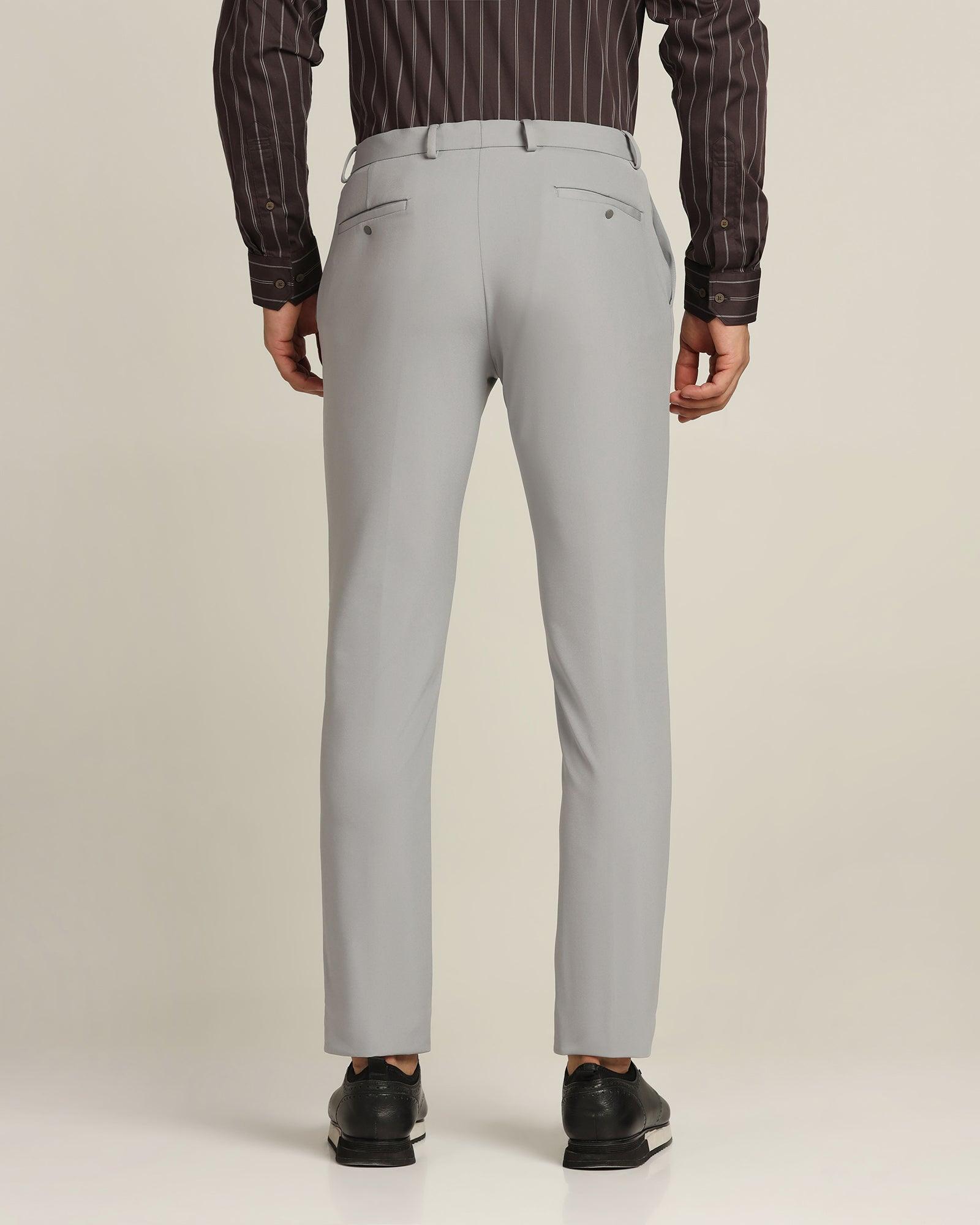 TechPro Formal Trousers In Light Grey B-91 (Kinley) - Blackberrys