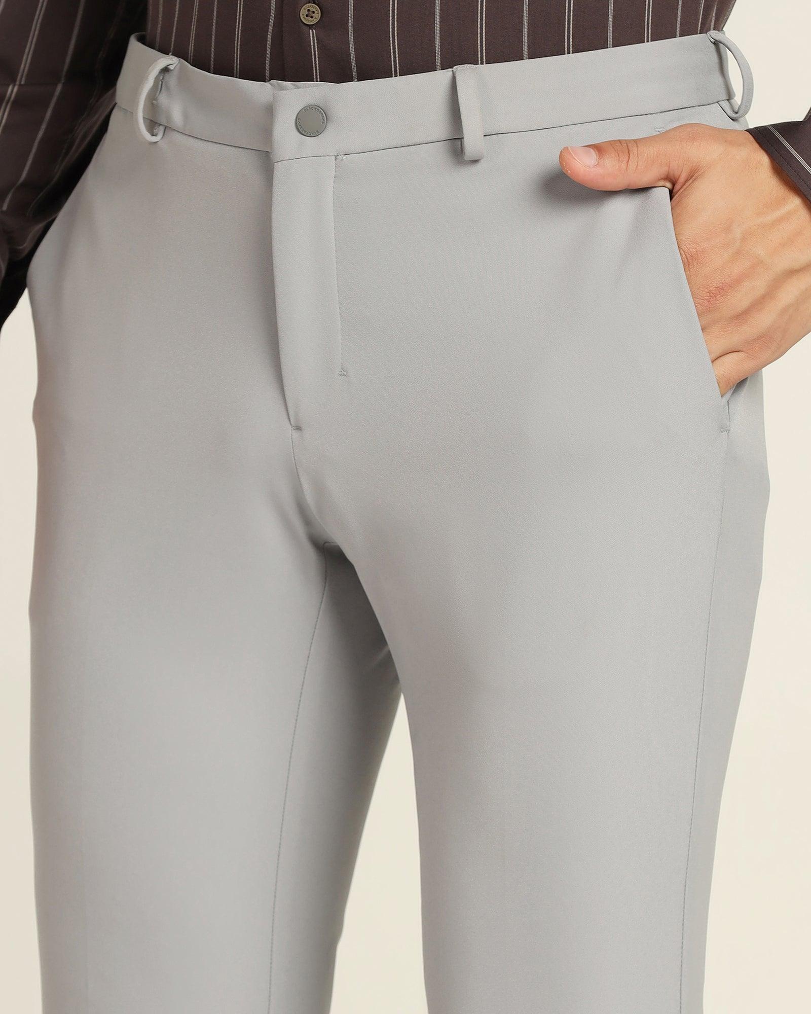 TechPro Formal Trousers In Light Grey B-91 (Kinley) - Blackberrys