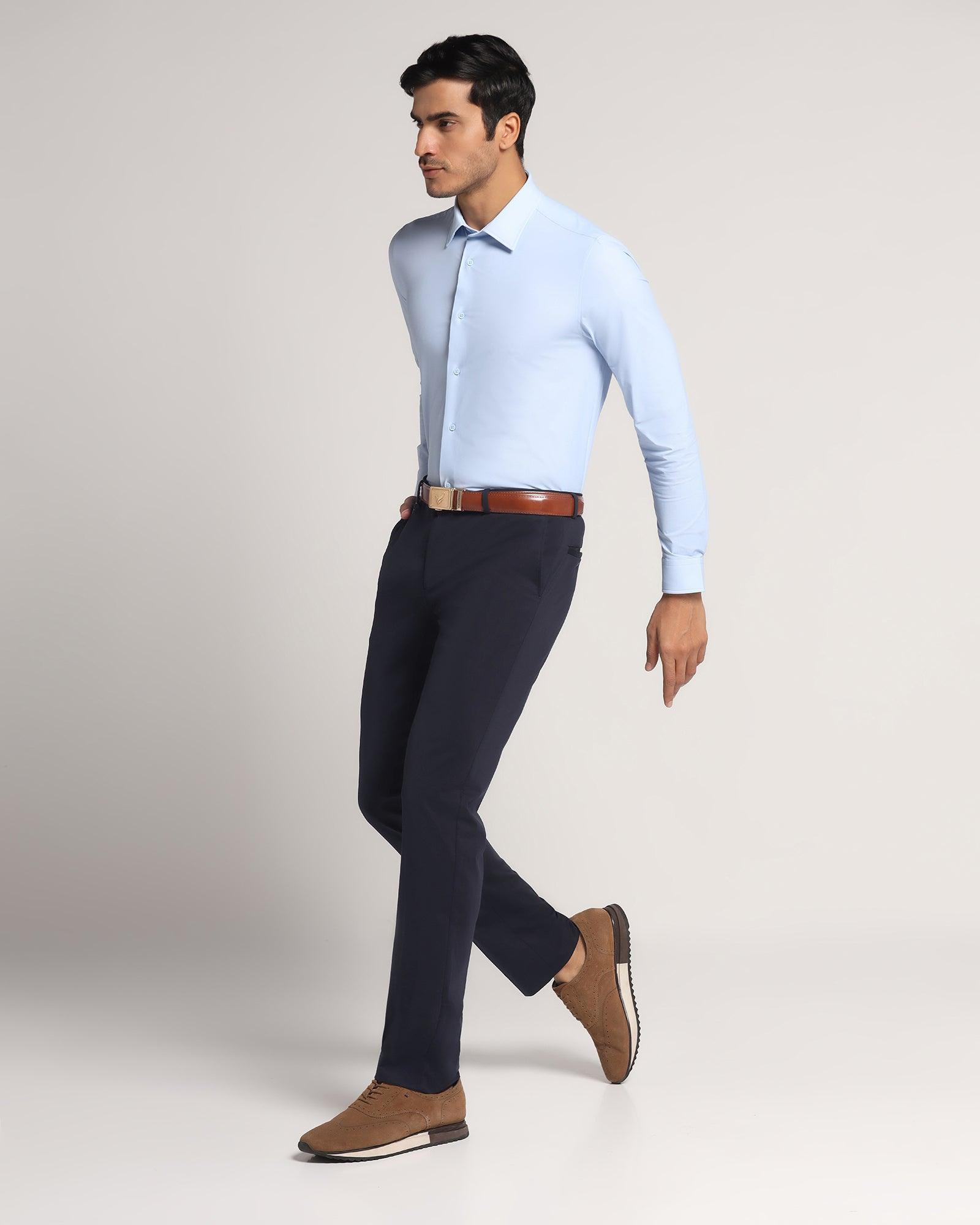 True Navy Summer Gabardine Trousers | Men's Country Clothing | Cordings US