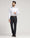 Luxe Slim Comfort B-95 Formal Navy Solid Trouser - Meter