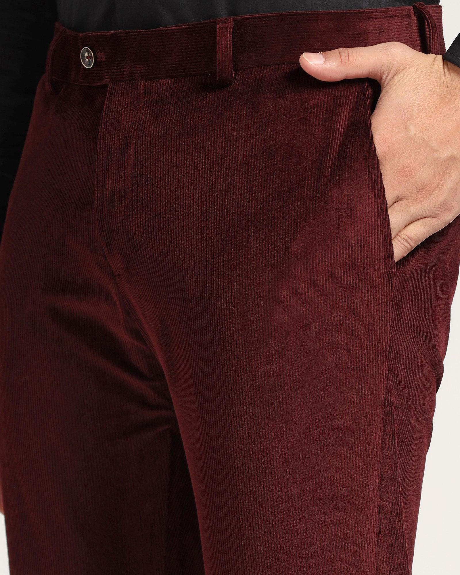 DQUARED 2 Men's Trousers Burgundy Pants Sz 52 (34-36) Made In Italy | eBay