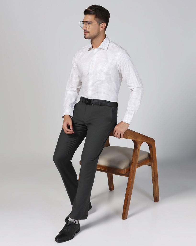 Formal White Check Shirt - Watson