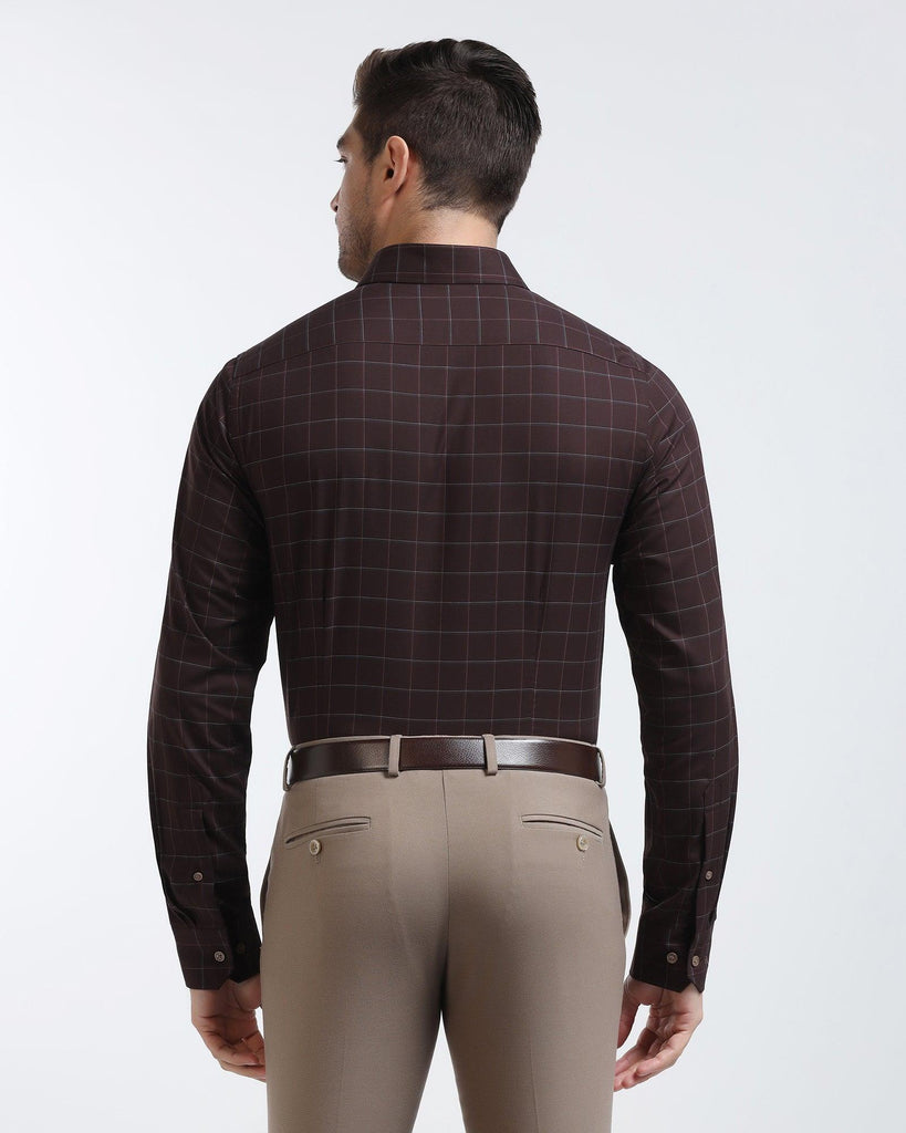 Formal Wine Check Shirt - Rawn