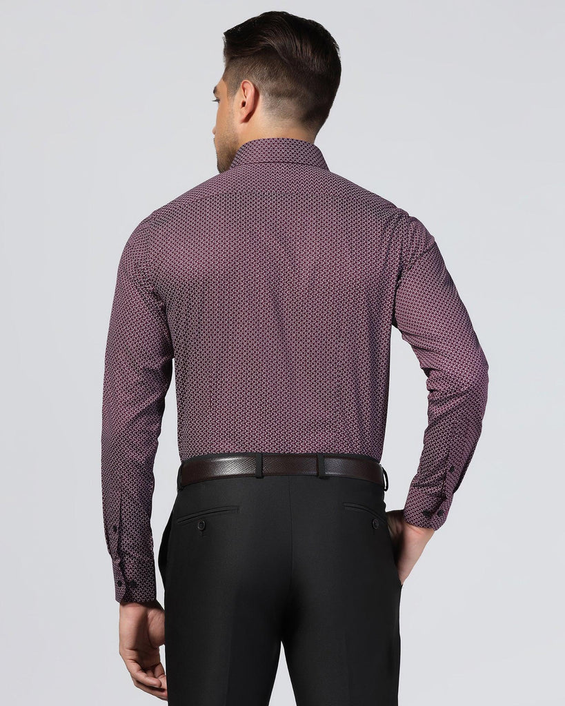 Formal Wine Printed Shirt - Gaze