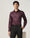 Formal Wine Printed Shirt - Iwaki