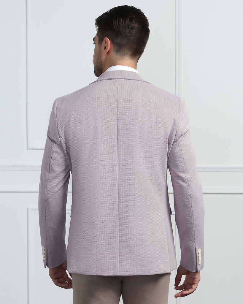 Formal Wine Textured Blazer - Venue