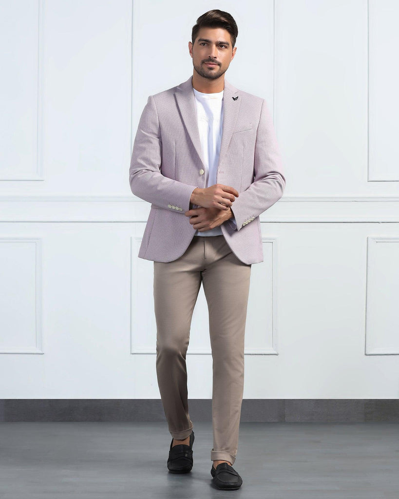 Formal Wine Textured Blazer - Venue