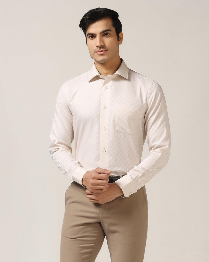 Formal Yellow Printed Shirt - Page