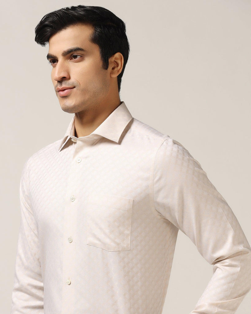 Formal Yellow Printed Shirt - Page