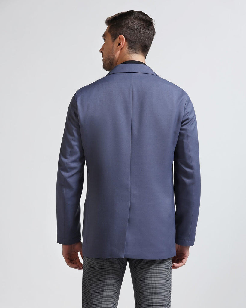 TechPro Blue Solid Blazer - Jove