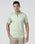 Frost Green Textured Polo - Sky