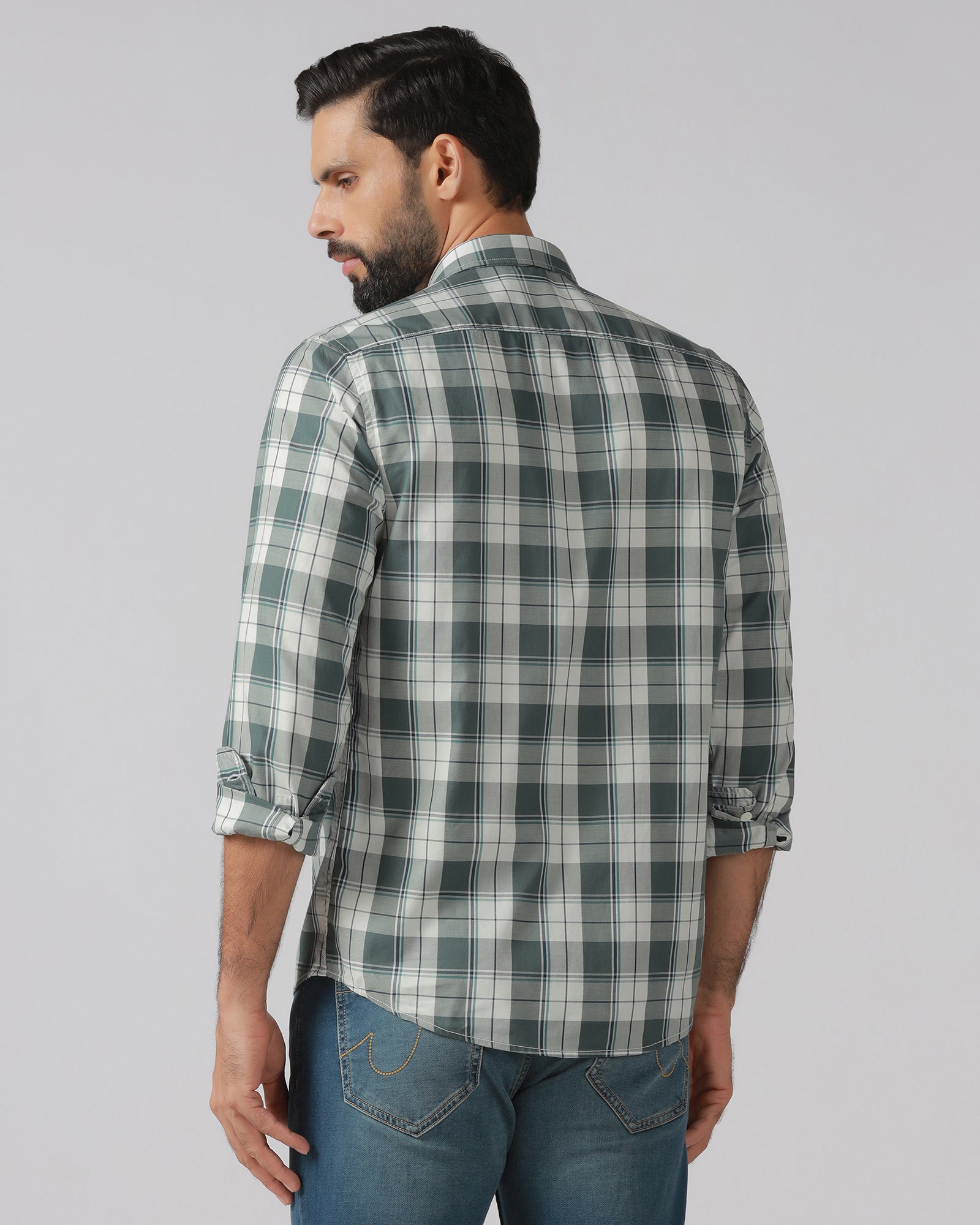 Green Check Shirt - Bergen