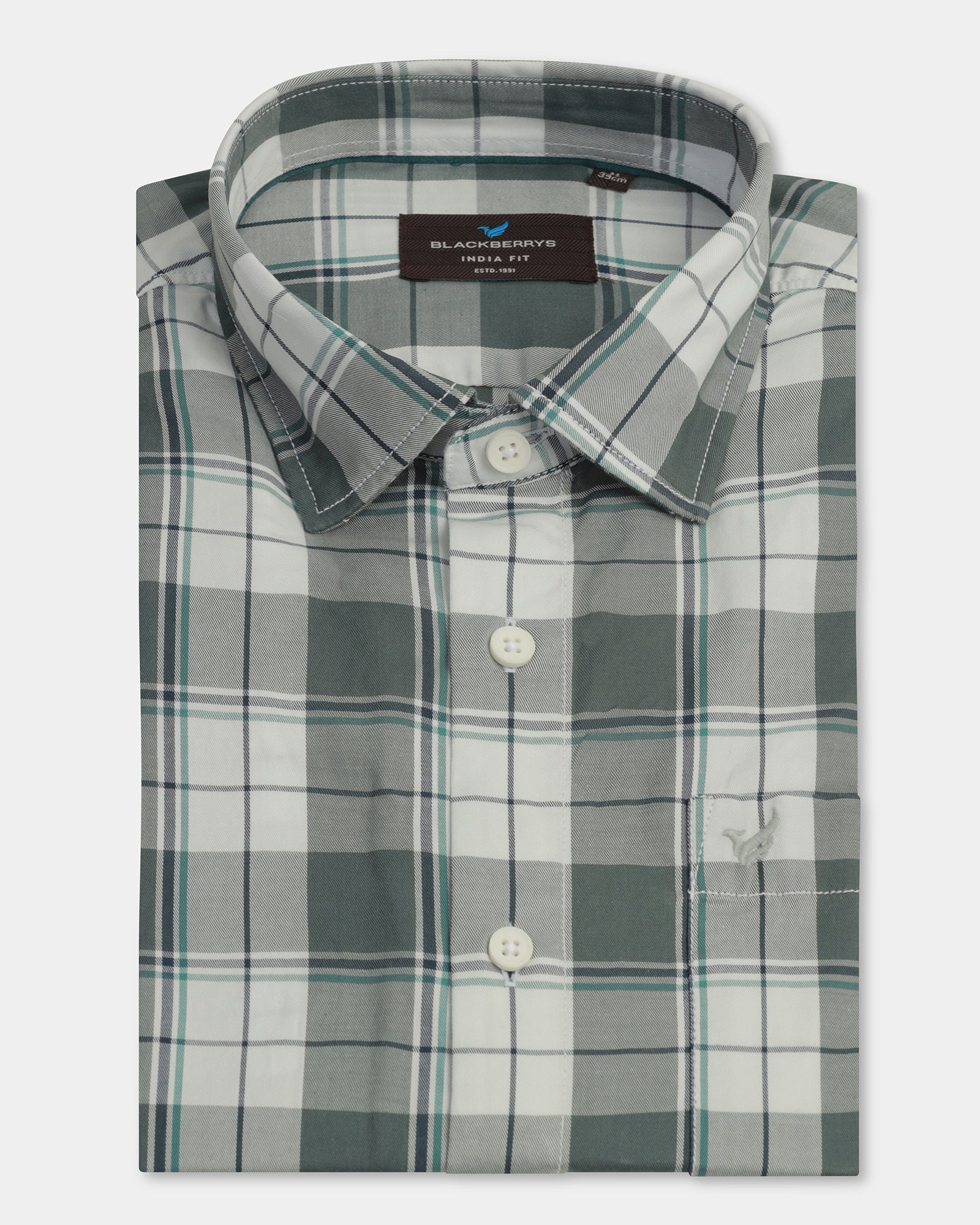 Green Check Shirt - Bergen