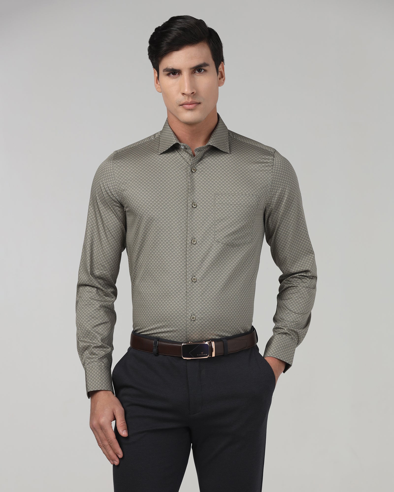 Green Printed Shirt - Alfonzo