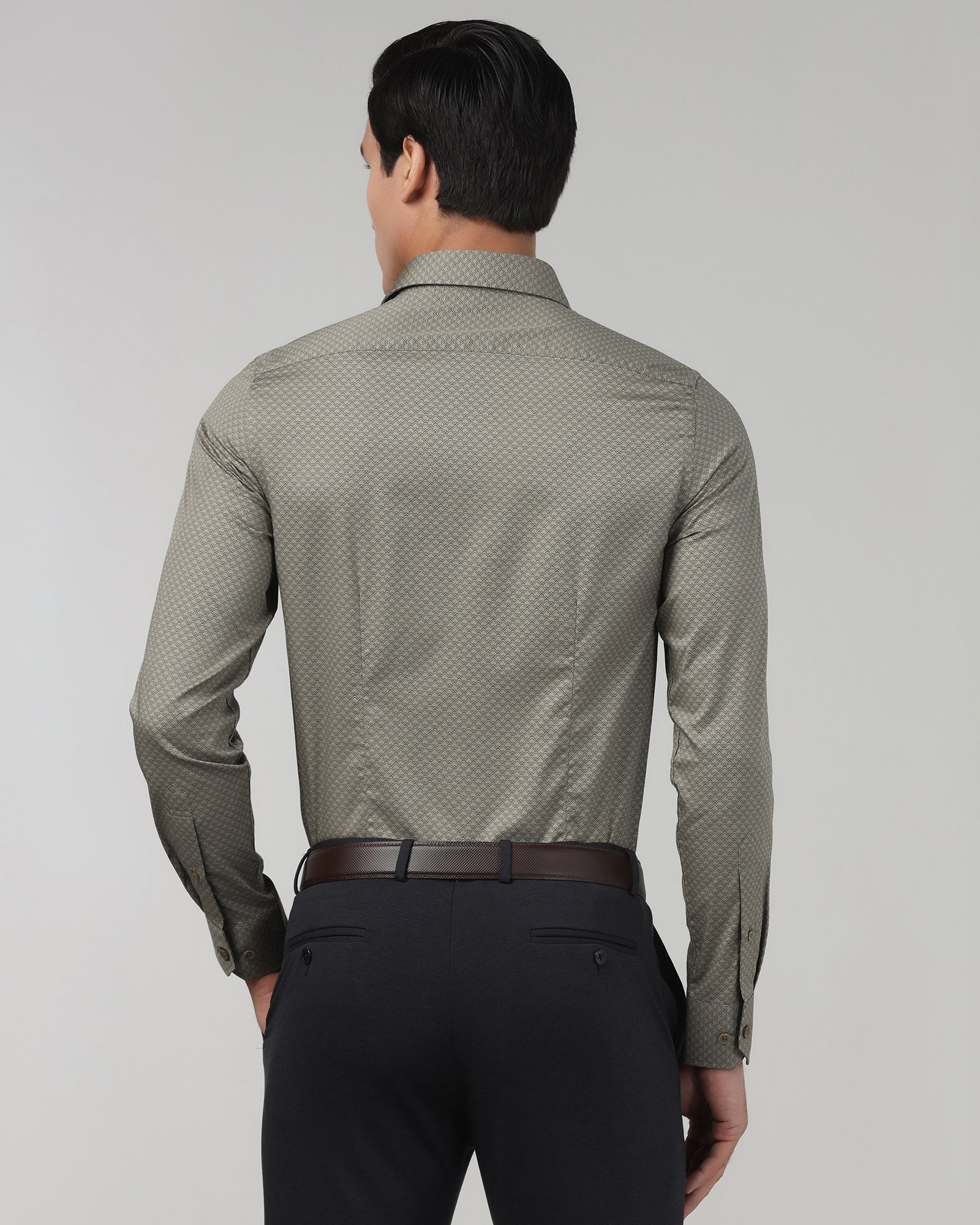 Green Printed Shirt - Alfonzo