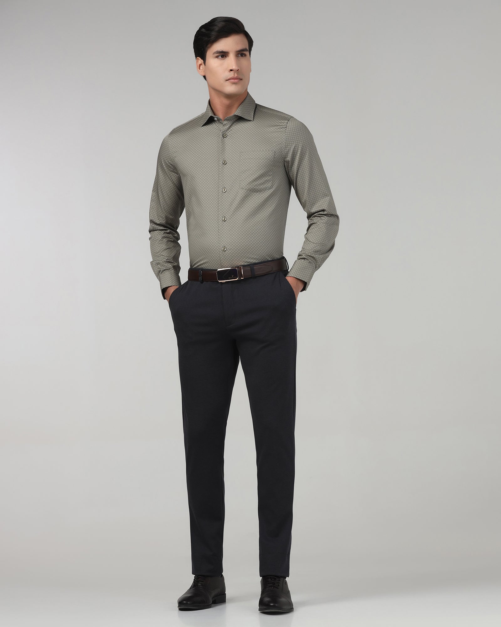 Green Printed Shirt - Alfonzo