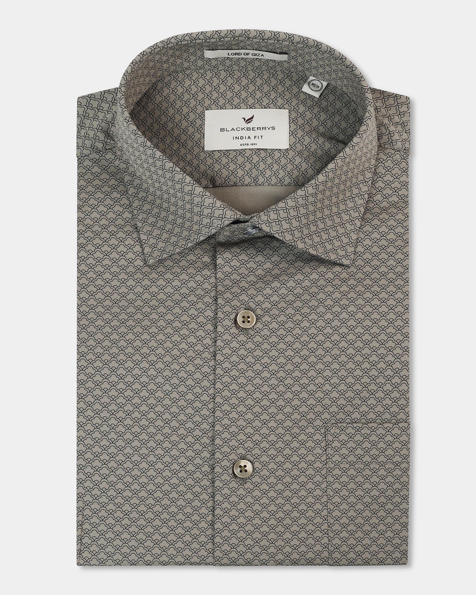 Green Printed Shirt - Alfonzo