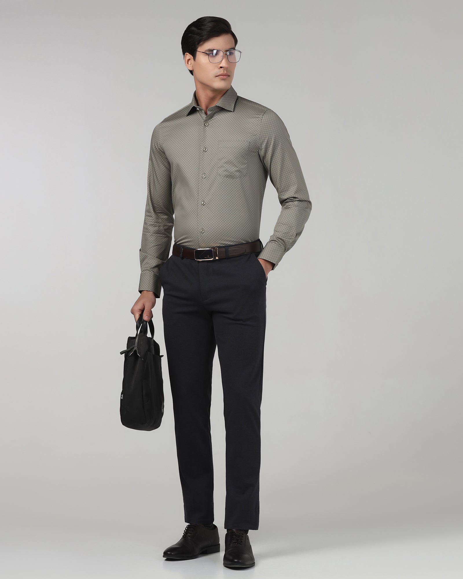 Green Printed Shirt - Alfonzo