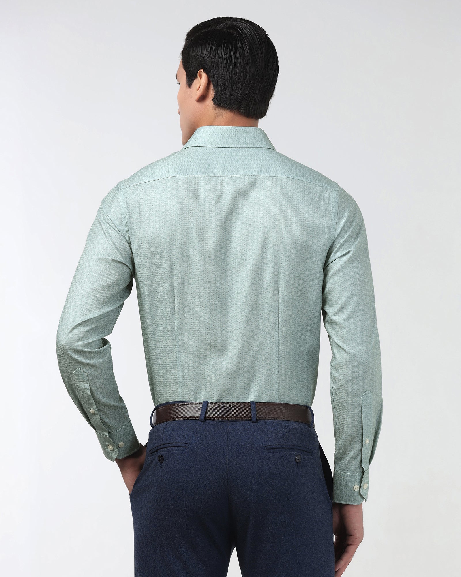 Green Printed Shirt - Anise