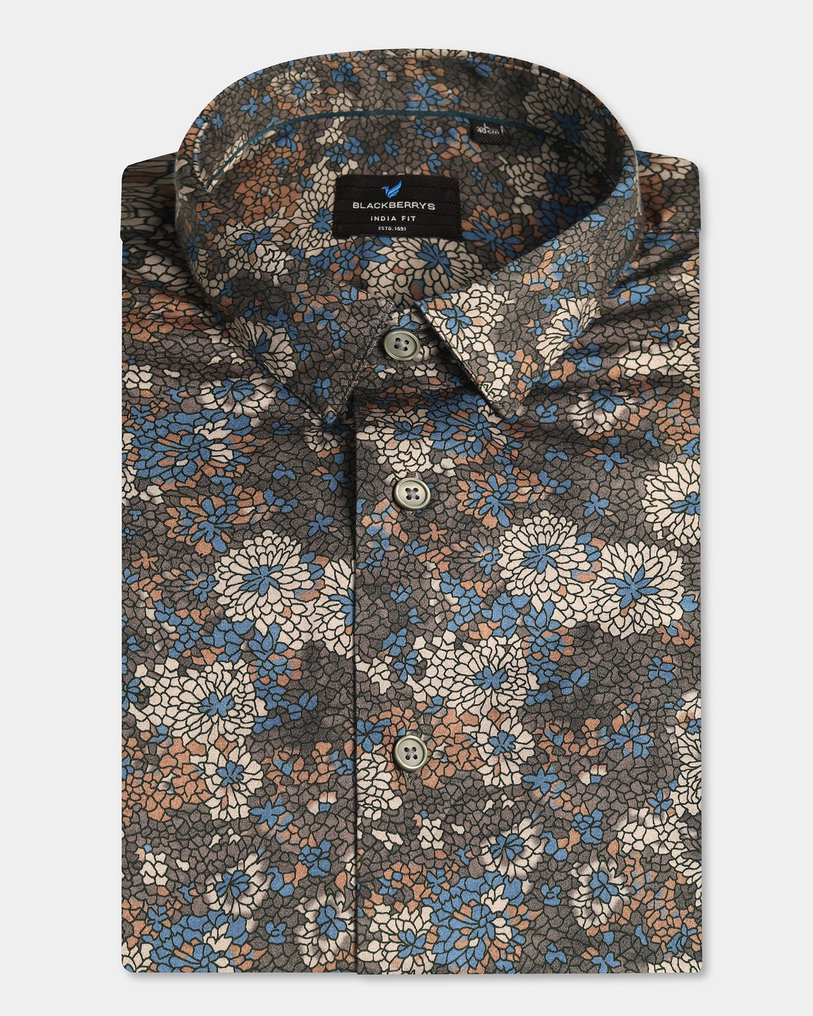 Green Printed Shirt - Gena