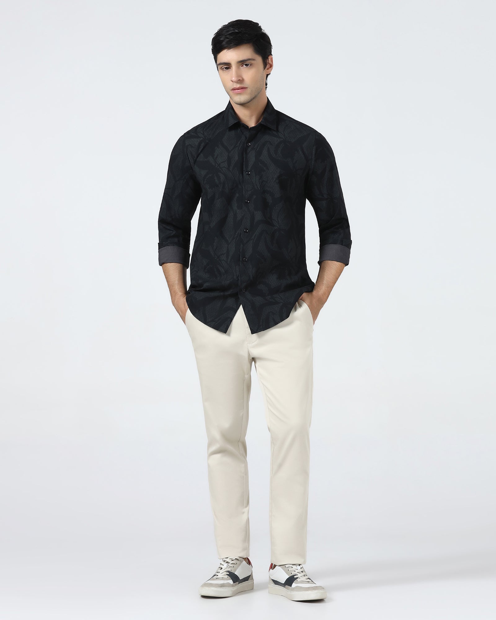 Green Printed Shirt - Tropika