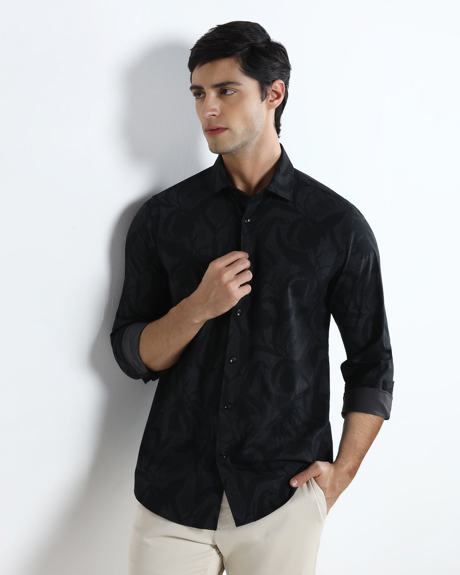 Green Printed Shirt - Tropika