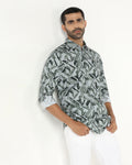 Green Printed Shirt - Volmer