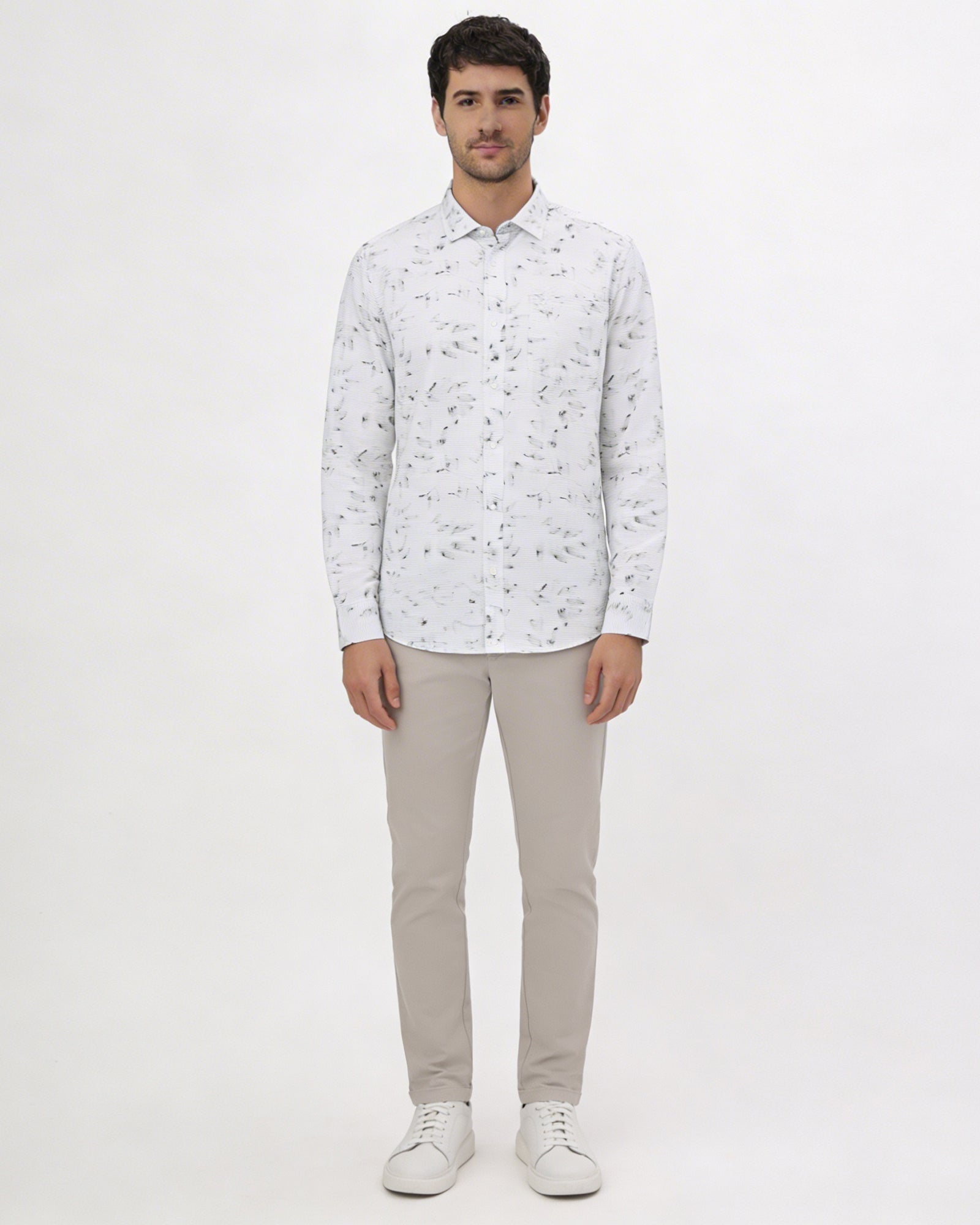 Green Printed Shirt - Wind