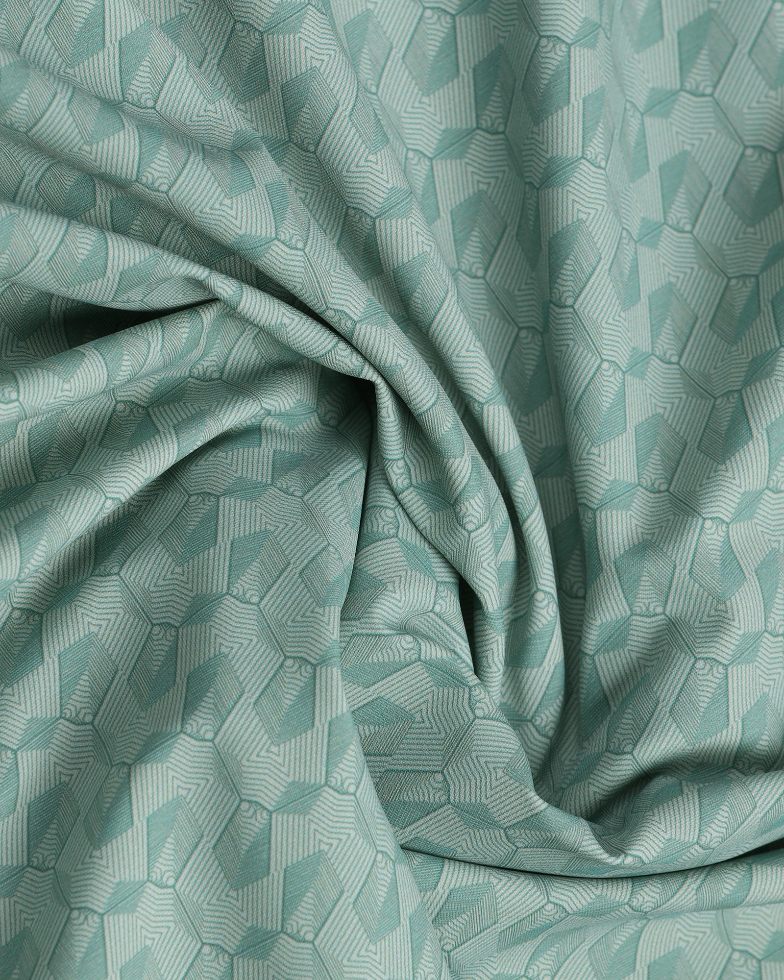 Green TechPro Printed Shirt - Graph