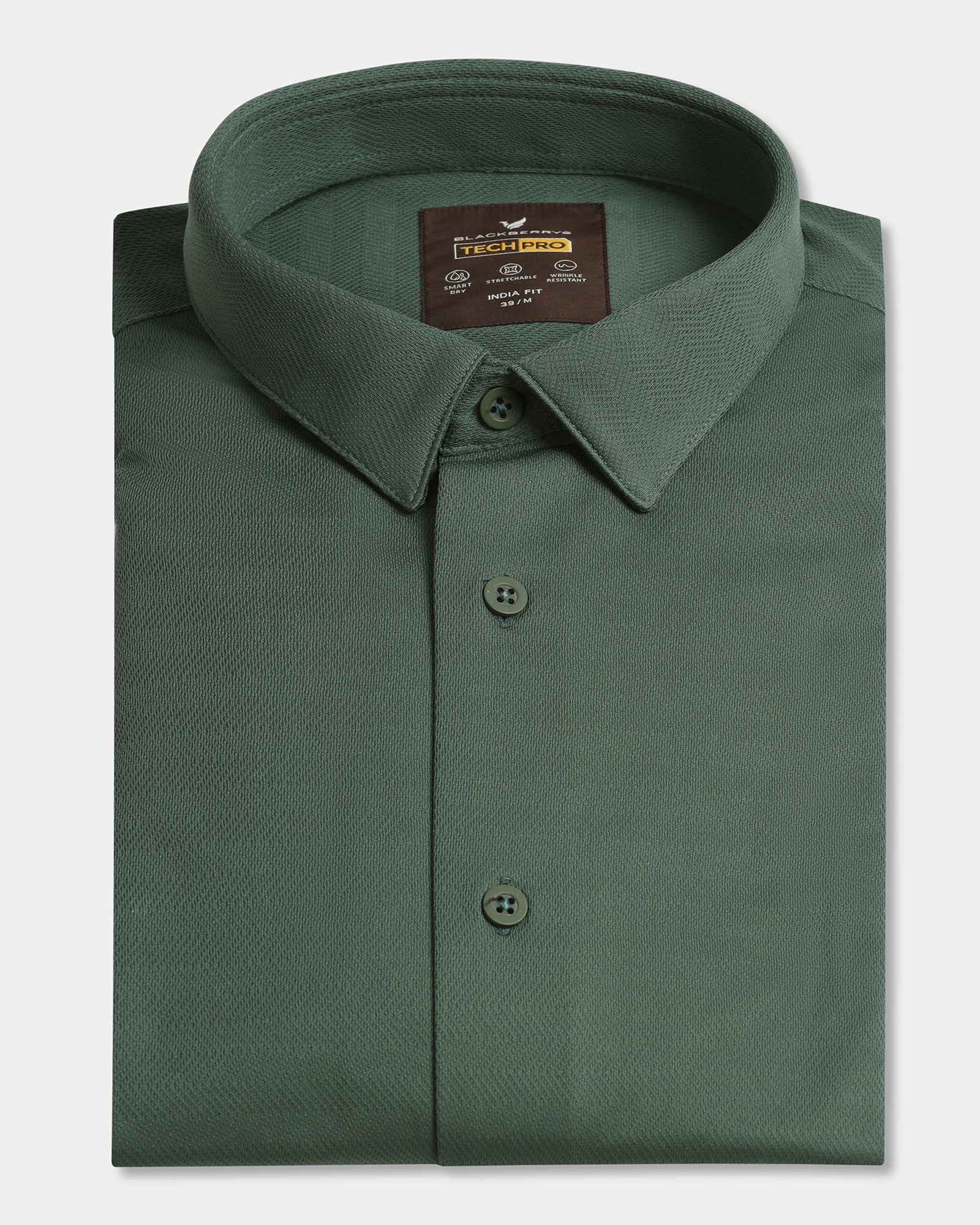 Green Techpro Stripe Shirt - Keish