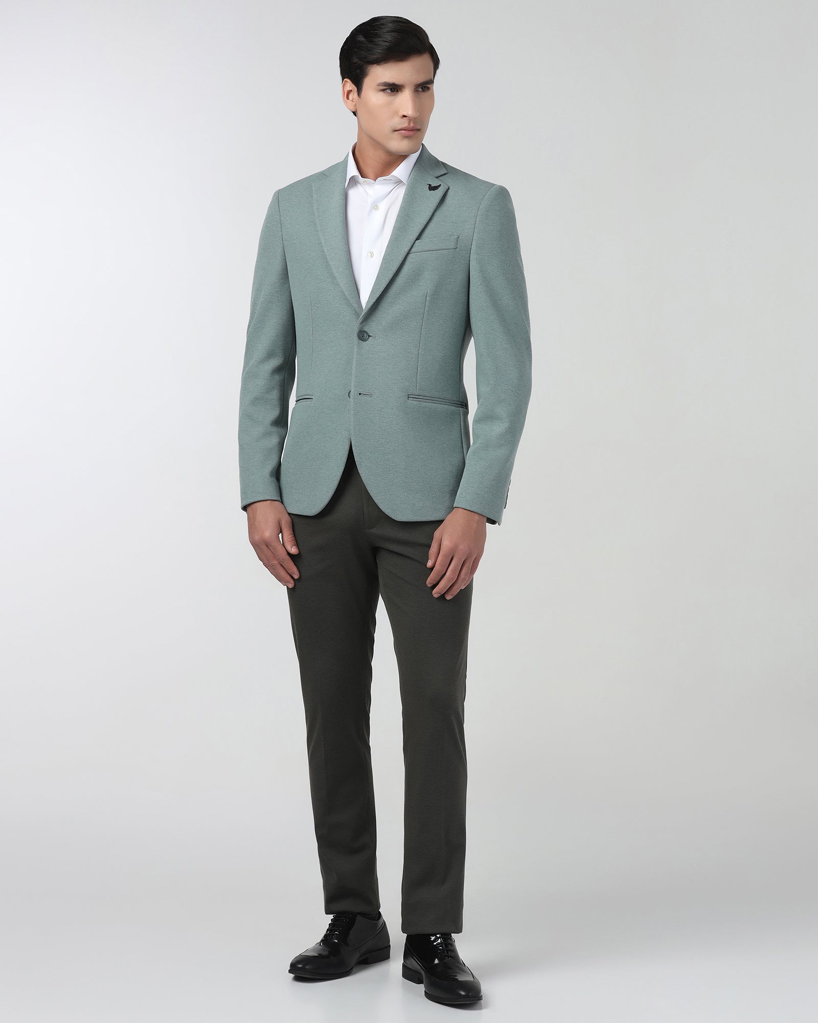 Green Textured Blazer - Gio