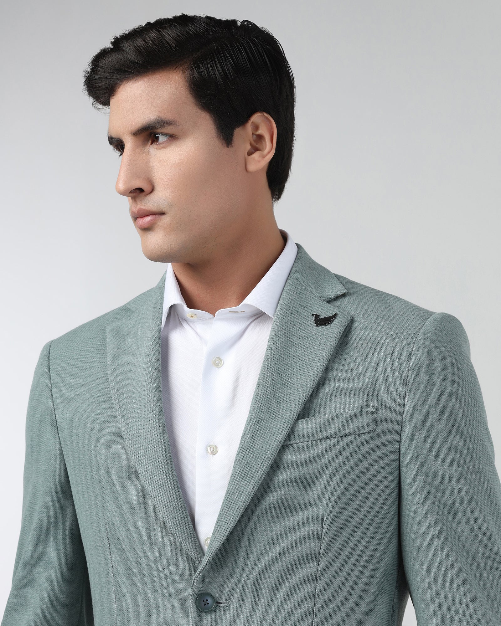 Green Textured Blazer - Gio