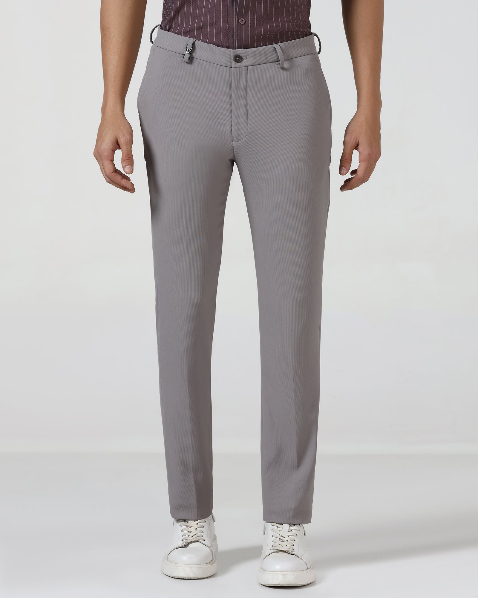 Grey TechPro Stripe Trouser - Martini