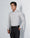 Grey Textured Shirt - Hawker