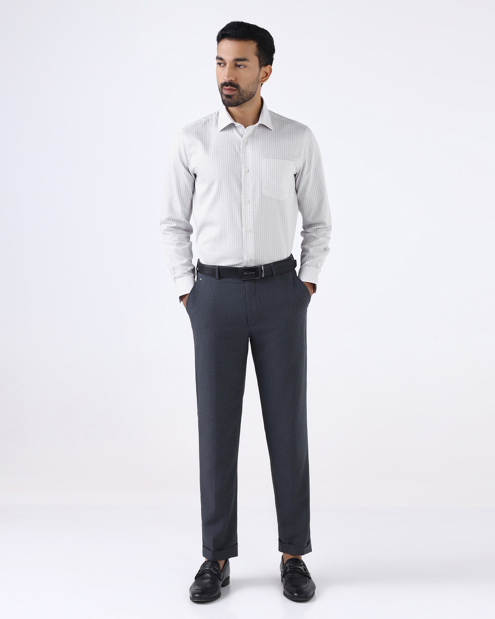 Grey Check Shirt - Dennis