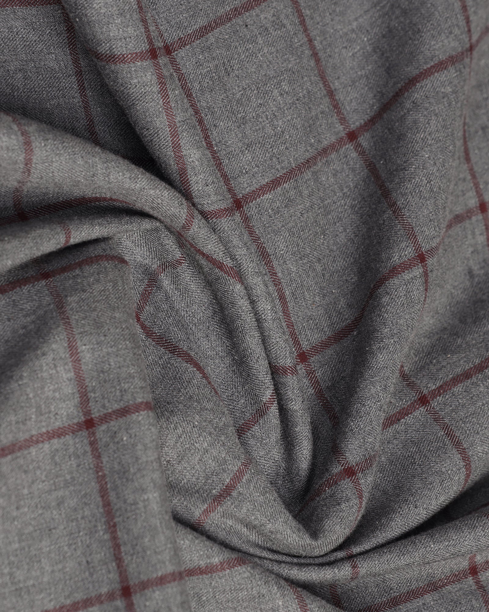 Grey Check Shirt - Wishk