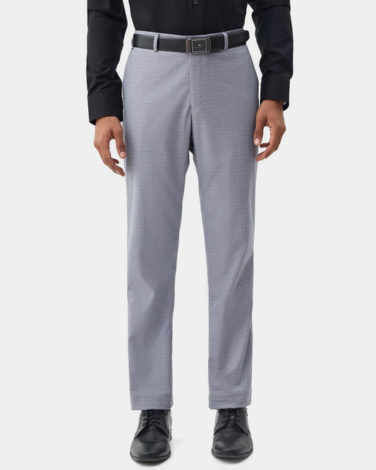 Grey Check Trouser - Cole