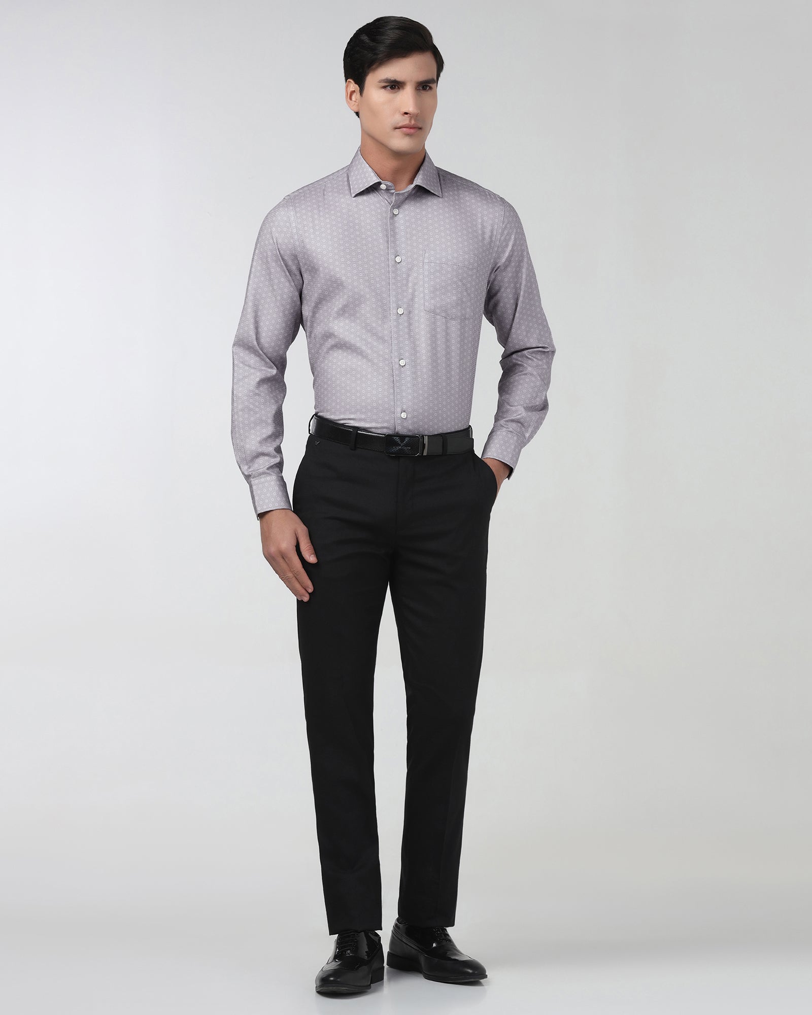 Grey Printed Shirt - Anise