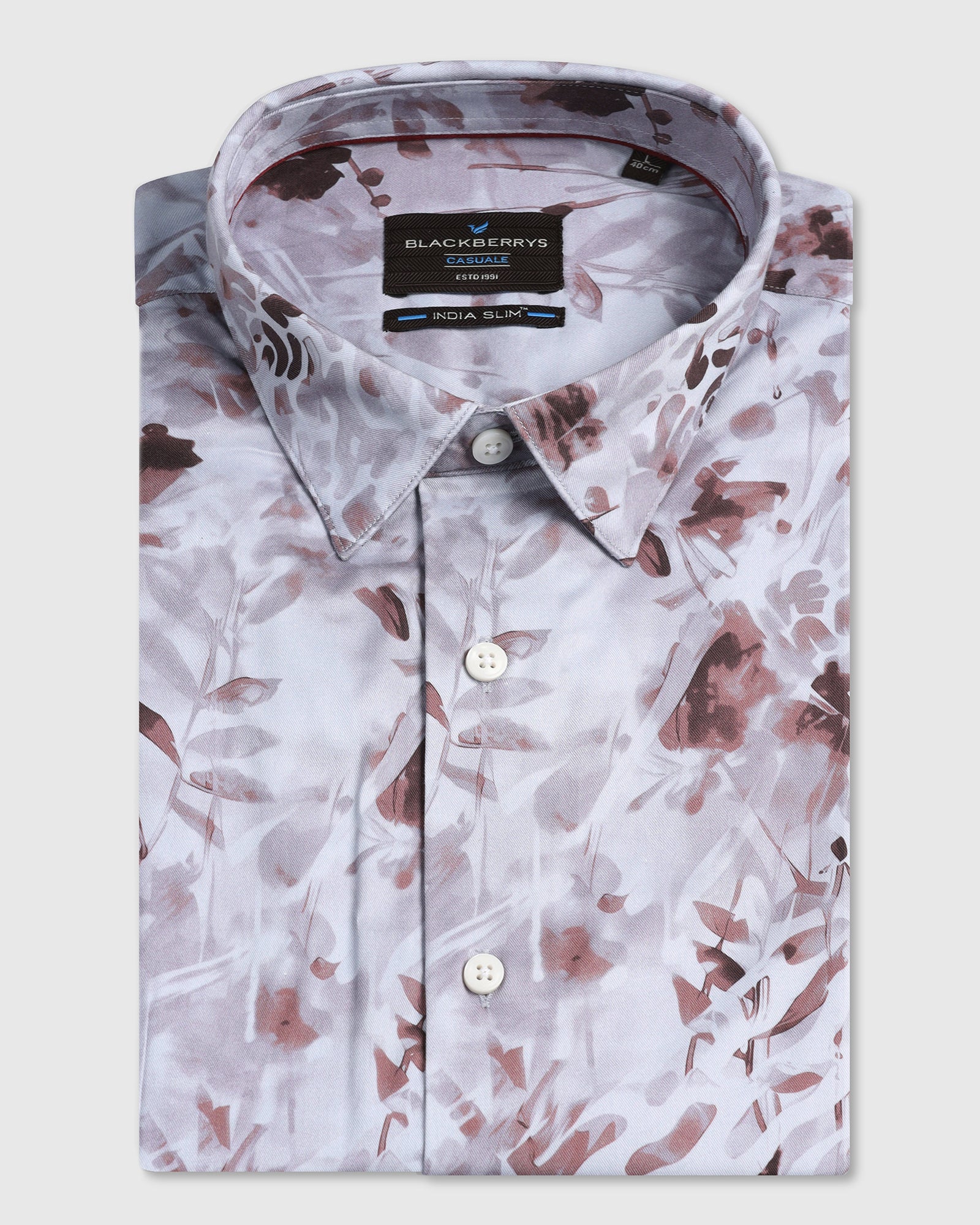 Grey Printed Shirt - Audric