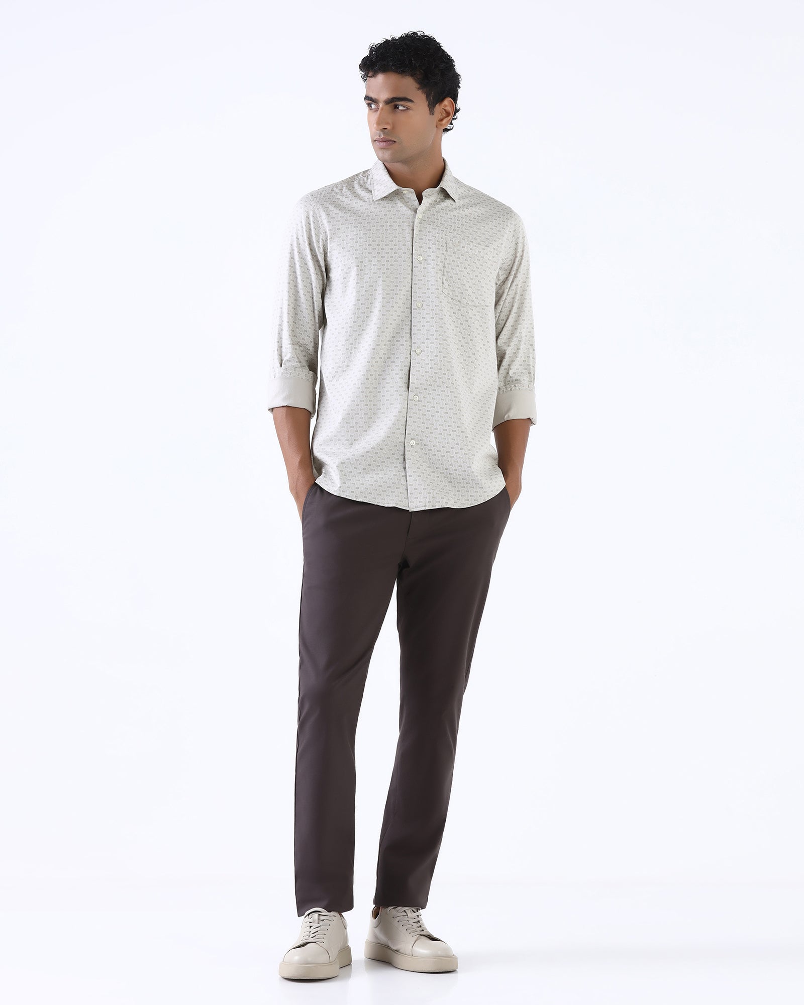 Grey Printed Shirt - Bedaf