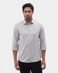 Grey Printed Shirt - Gebbew