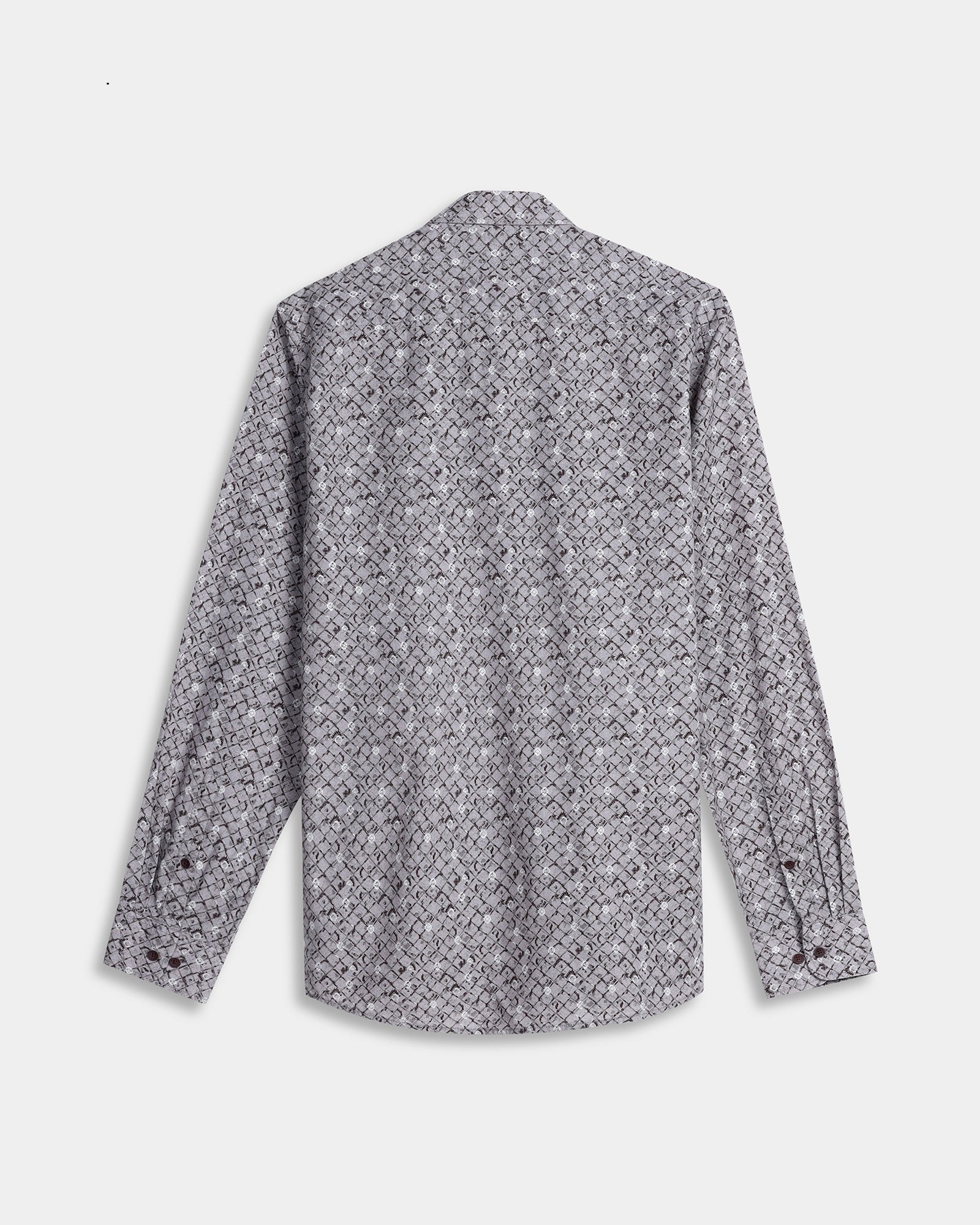 Grey Printed Shirt - Maverick