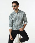 Grey Printed Shirt - Mose