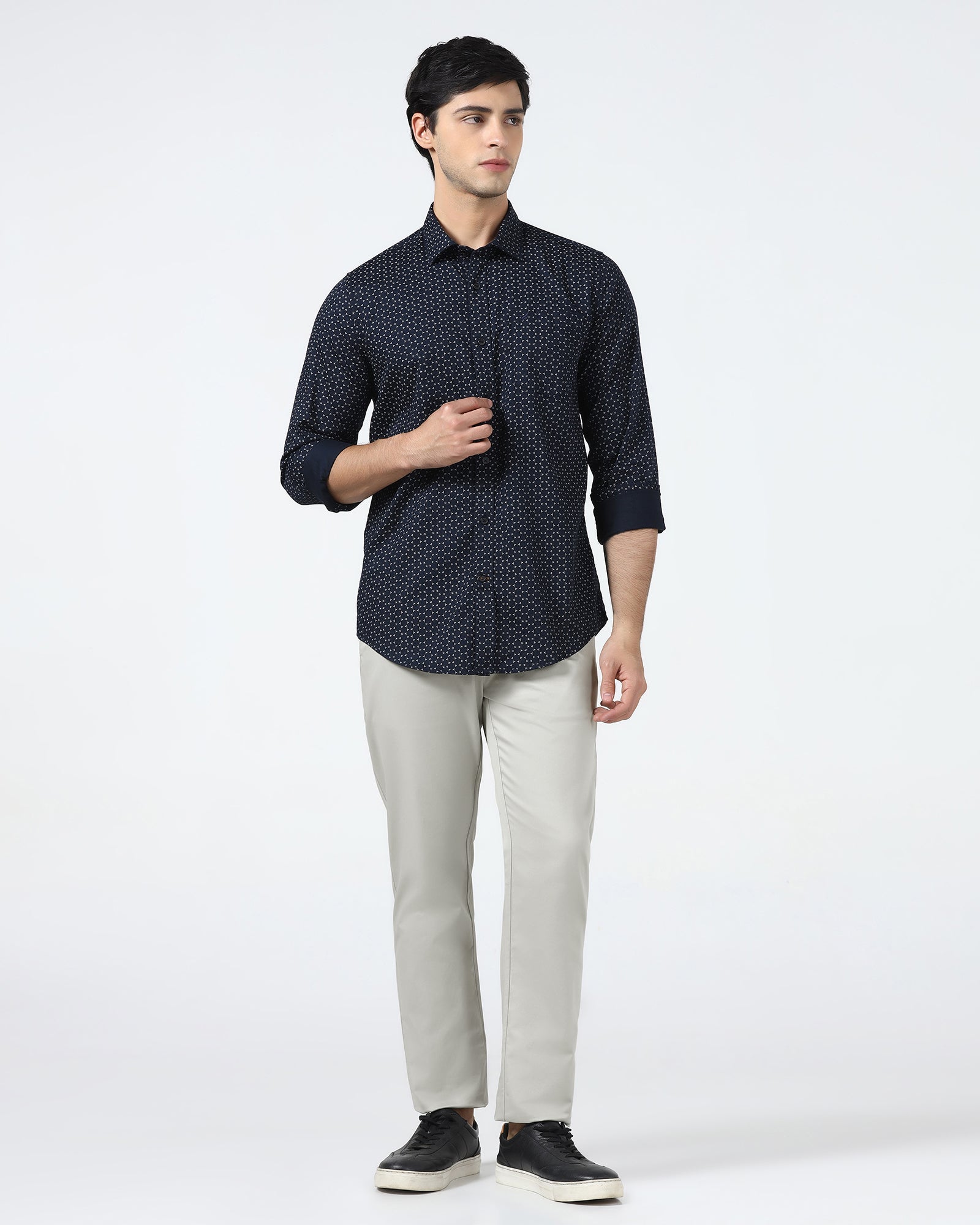 Grey Solid Khaki - Elm