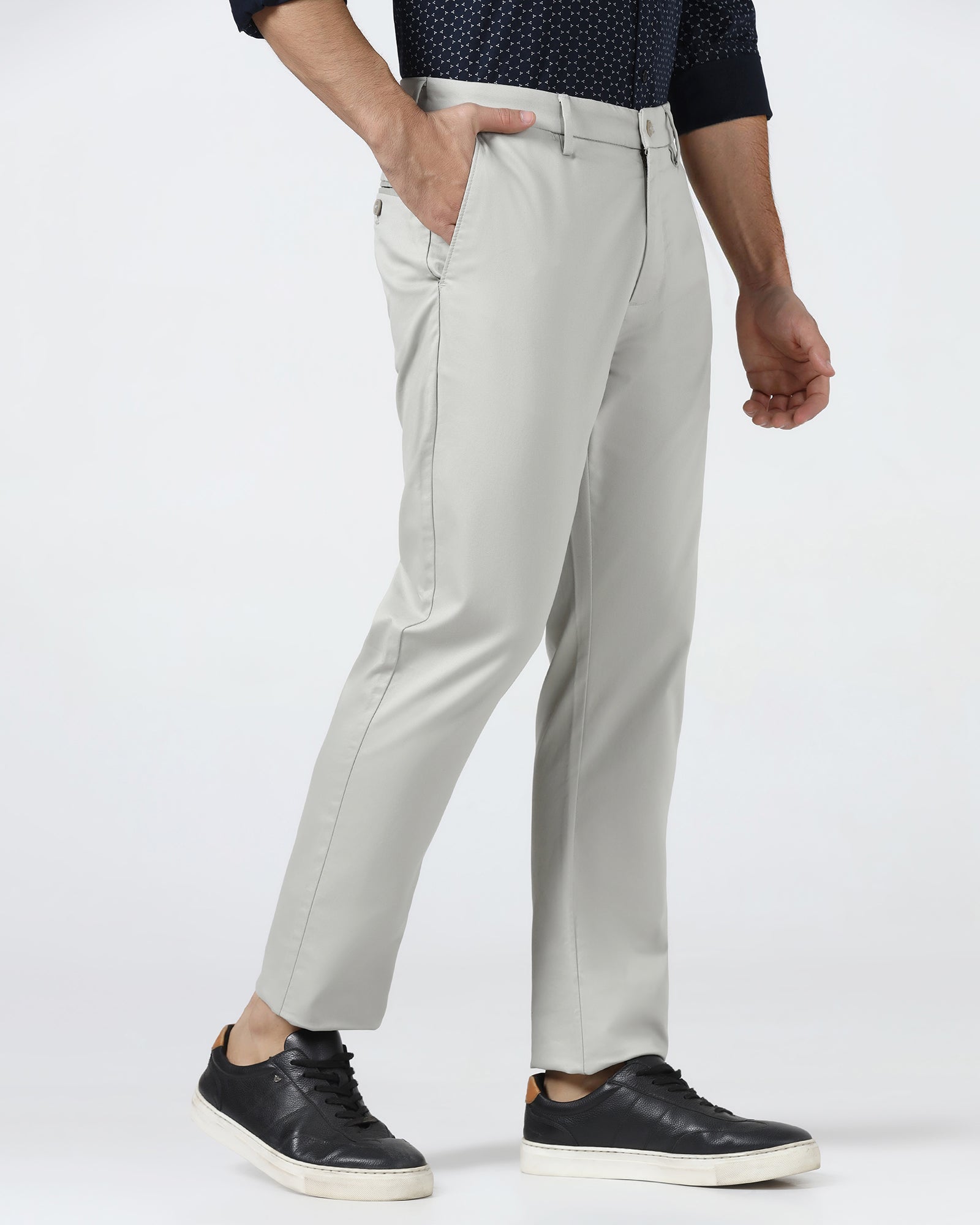 Grey Solid Khaki - Elm