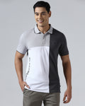 Grey Solid Polo - Blockit