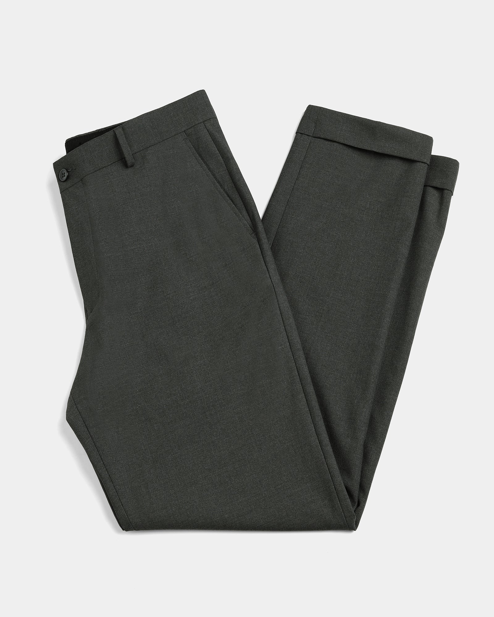Grey Solid Trouser - Tony