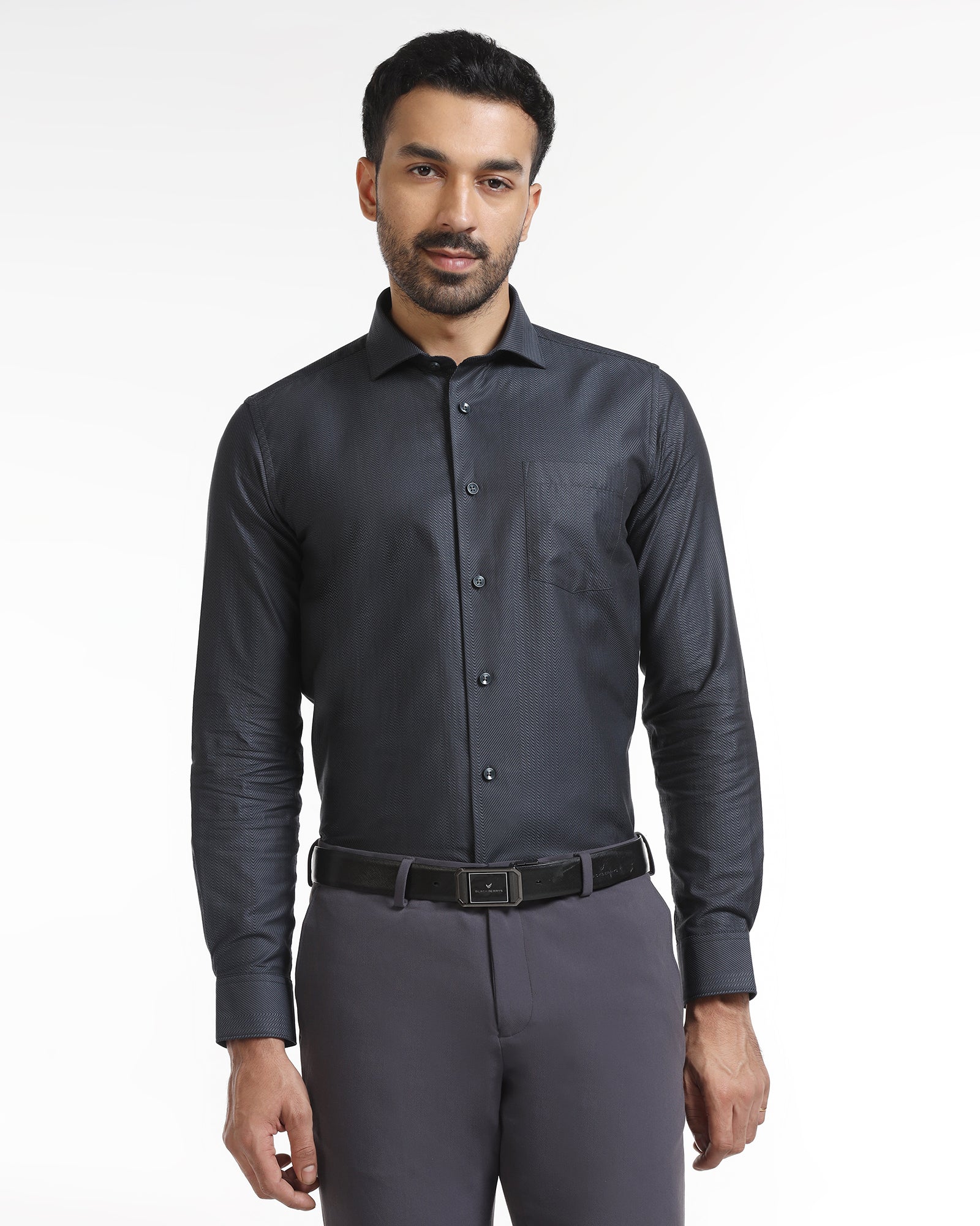 Grey Stripe Shirt - Recruit