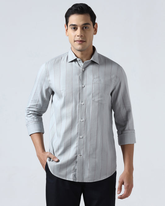 Grey Stripe Shirt - Sabel