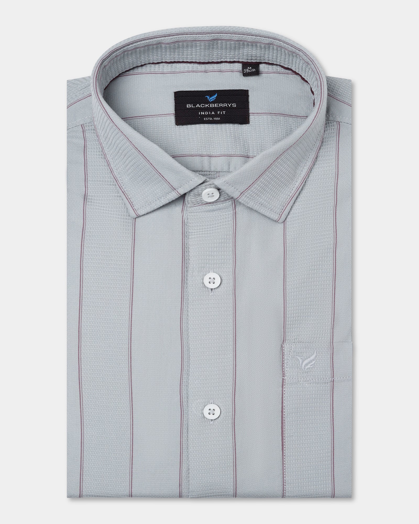Grey Stripe Shirt - Sabel